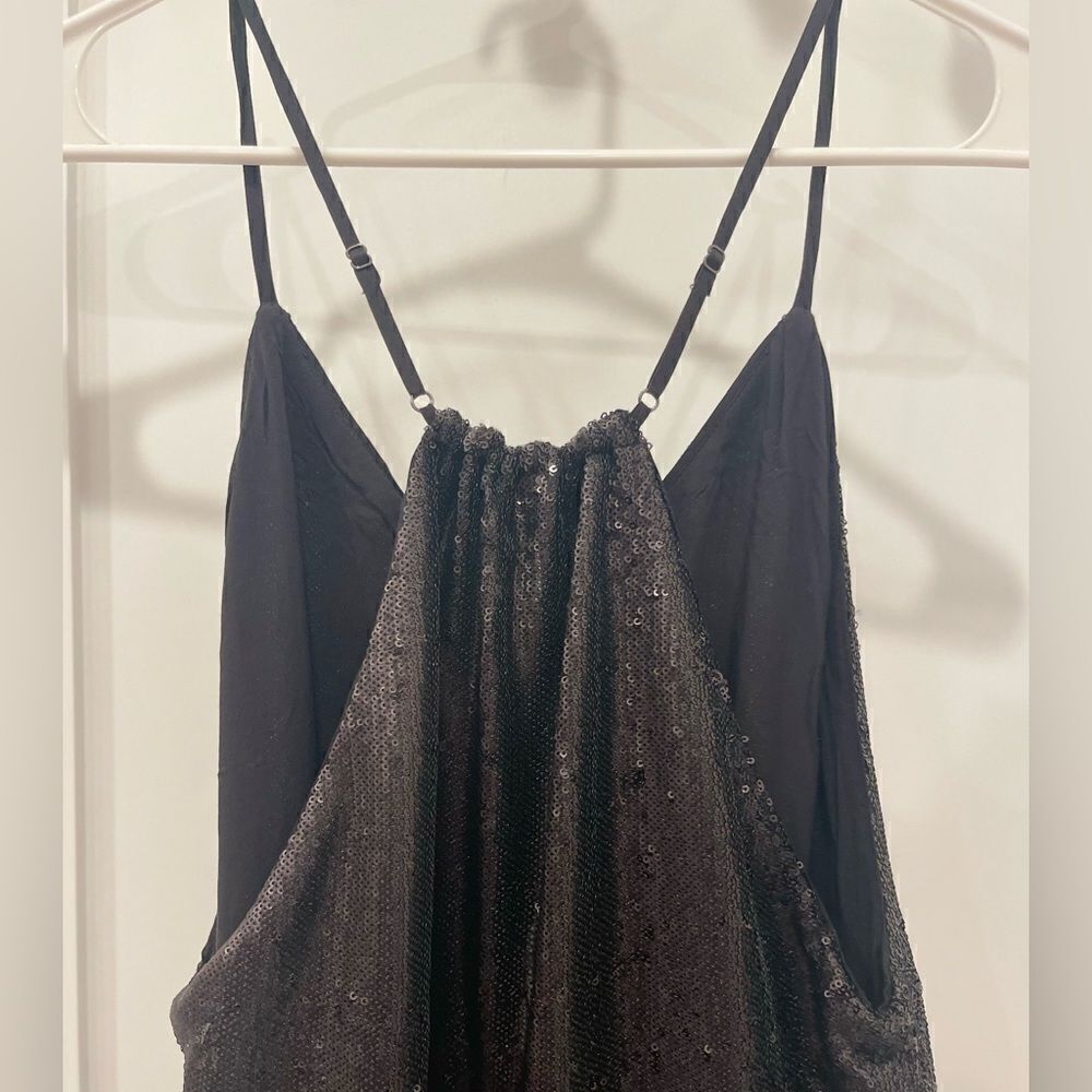 NEW Free People Black Sequins Jumpsuit.Size XS - Picture 10 of 15